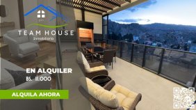 Departamento en Alquiler en Obrajes La Paz, La Paz