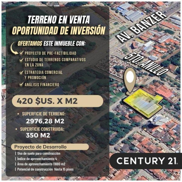 Terreno en Venta en  Santa Cruz de la Sierra, Santa Cruz