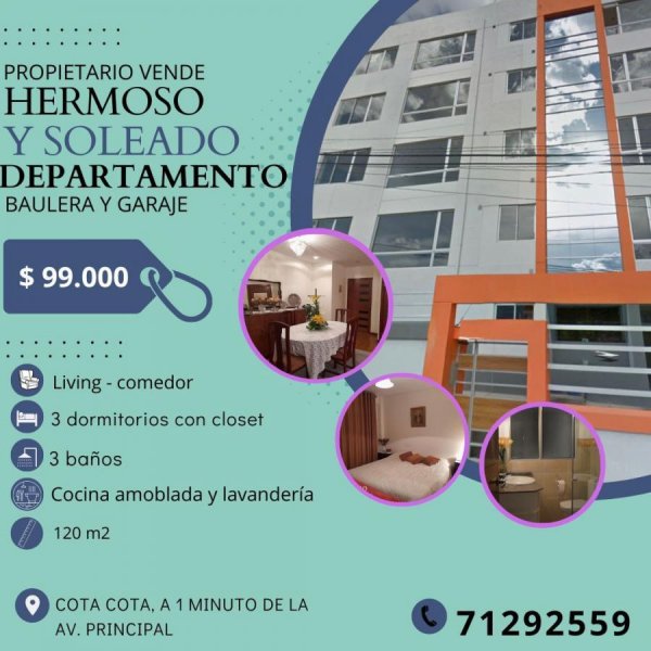 Departamento en Venta en Cota Cota La Paz, La Paz