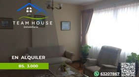 SOPOCAHI - Plaza Avaroa, hermoso garzonier amoblado en alquiler