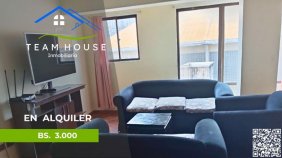 SAN PEDRO - a una cuadra del Prado, departamento amoblado en alquiler