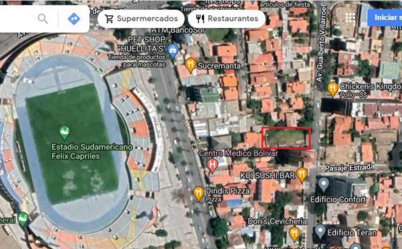 Terreno en Venta en Zona Queru Queru Cochabamba, Cochabamba