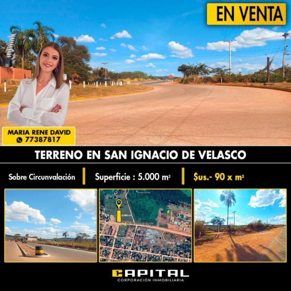 Terreno en Venta en San Ignacio de Velasco San Ignacio de Velasco, Santa Cruz