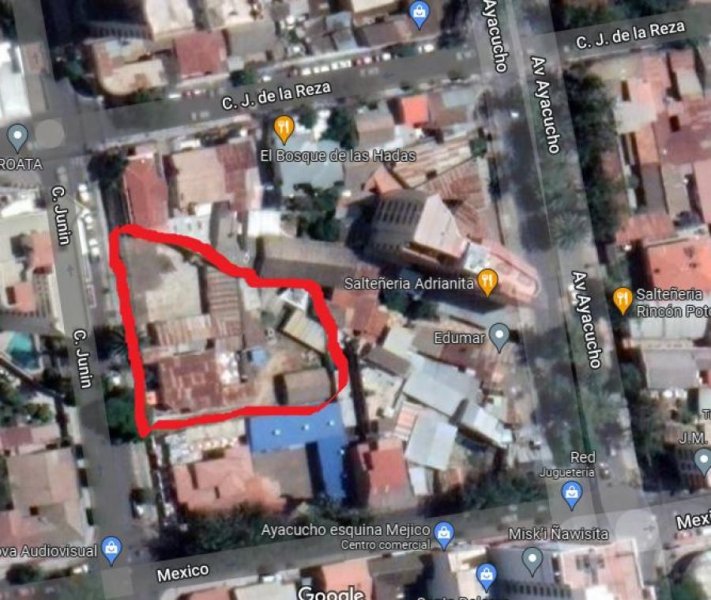 Terreno en Venta en CENTRO CALLE JUNIN, Cochabamba