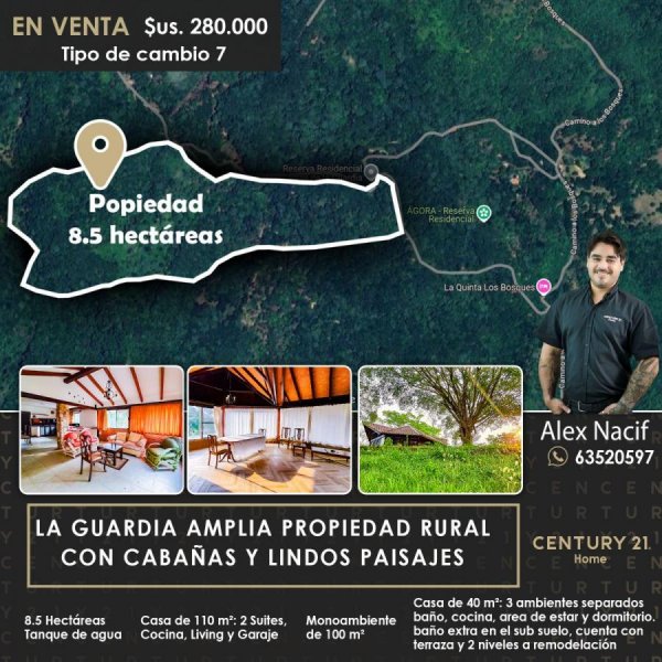 Terreno en Venta en  La Guardia, Santa Cruz